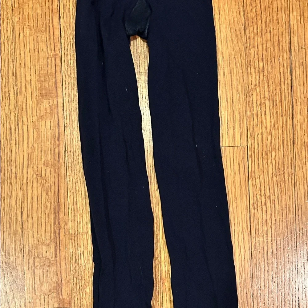 Black Opaque Tights Size Medium